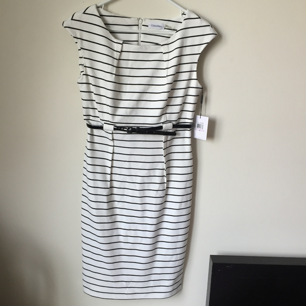 Calvin Klein Sleeveless Jersey Knit Dress